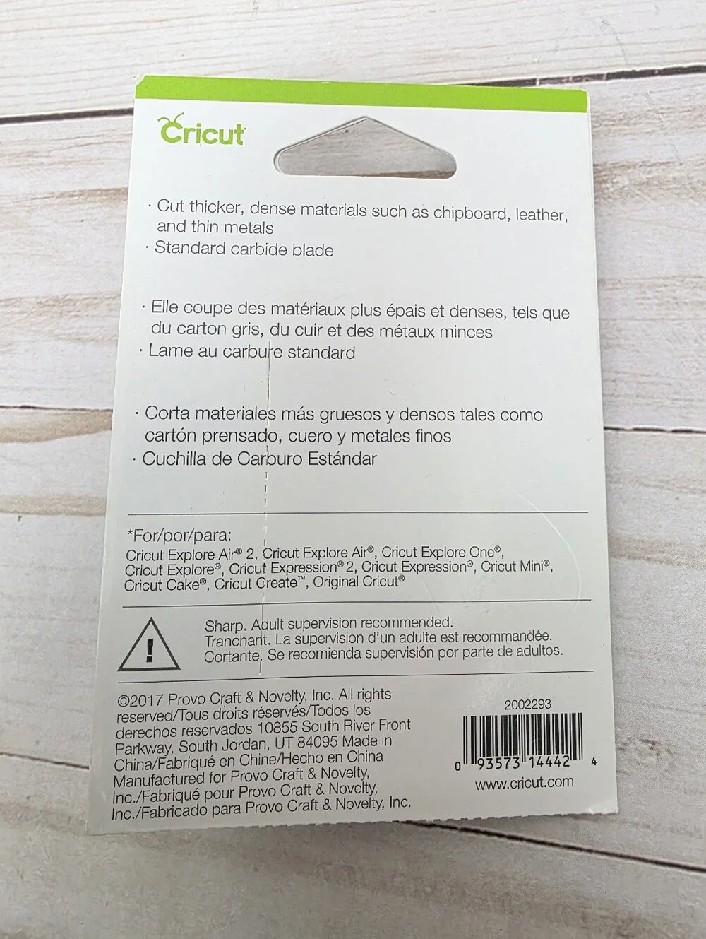 Cricut Deep Point Blade and Housing for Cricut Explore Machines 1.7mm New